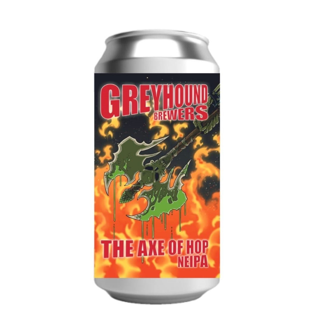 Greyhound Brewers The Axe of Hops