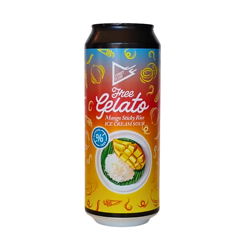 Funky Fluid Free Gelato: Mango Sticky Rice